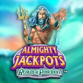 Almighty Jackpots – Realm of Poseidon by Novomatic, showcased at bigluckycasino.eu.com – game logo
