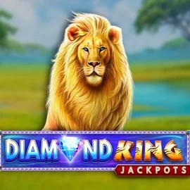 Diamond King Jackpots logo by SpinPlay Games at Big Lucky Casino