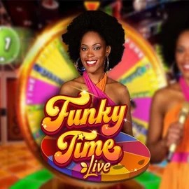 Official Live Casino logo: Funky Time by Evolution at Big Lucky Casino