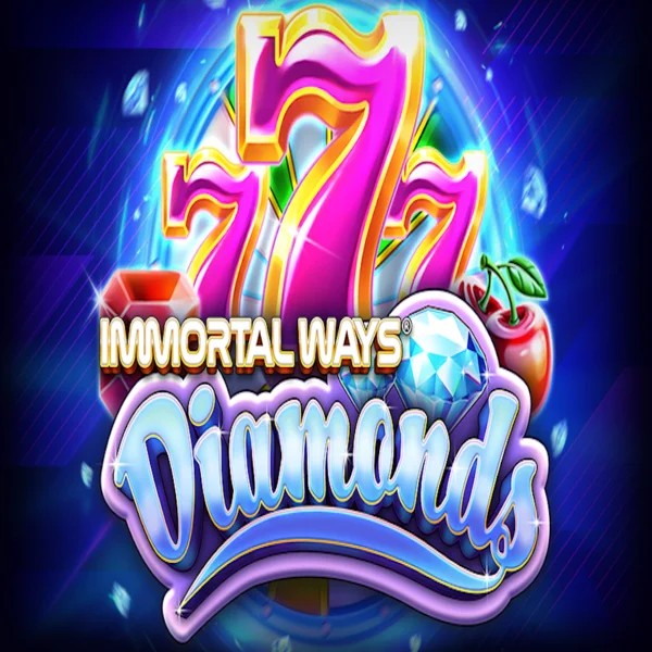 Immortal Ways Diamonds slot logo by RubyPlay at Big Lucky Casino