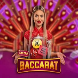Mega Baccarat logo – Live Casino by Pragmatic Play at Big Lucky Casino