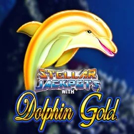 Official Jackpots logo: Dolphin Gold with Stellar Jackpots by Lightning Box Game at Big Lucky Casino