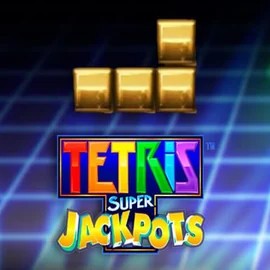 Jackpots logo of Tetris Super Jackpots from WMS at Big Lucky Casino